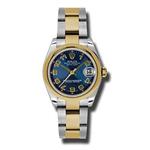 Rolex Datejust 31mm Steel & Yellow Gold - Domed Bezel - Oyster 178243 blcao