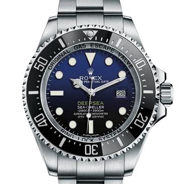 løfte ifølge Tag et bad Rolex Oyster Perpetual Sea-Dweller Deepsea D-Blue Dial 116660 dbl