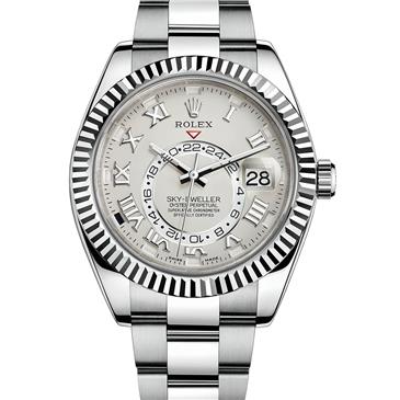 Rolex Sky-Dweller 326939 White Gold Watch (Ivory-Colored)