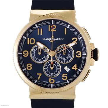 Ulysse Nardin Marine Chronograph Mens Automatic Watch 1506-150