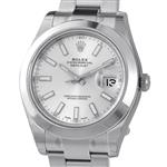 Rolex Datejust II Men's Stainless Steel Automatic Watch 116300 wio