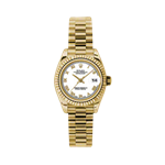 Rolex Datejust Lady Gold 26mm Fluted President 179178 wrp