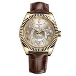 Rolex Sky-Dweller 326138 Gold Watch (Silver)