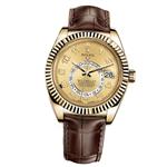 Rolex Sky-Dweller 326138 Gold Watch (Champagne)
