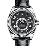 Rolex Sky-Dweller 326139 White Gold Watch (Black)