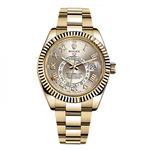 Rolex Sky-Dweller 326938 Gold Watch (Silver)